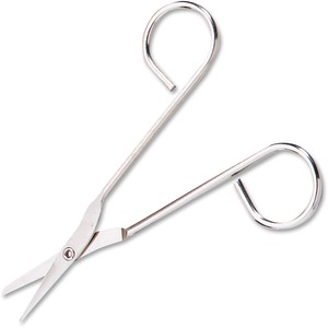 First Aid Only 4-1/2" Compact Scissors - 4.5" Overall Length - Silver - 1 Each