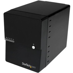 StarTech.com USB 3.0 / eSATA 4-Bay 3.5in SATA III Hard Drive Enclosure w/ built-in HDD Fan Andamp; UASP
