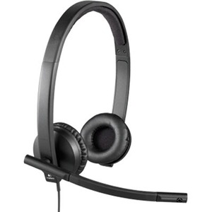 Logitech H570e Wired Stereo Headset - Over-the-head - Supra-aural