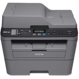 Brother Copier Fax Printer Scanner 27 Ppm Mono Print 2400 X 600 Dpi Print 27 Cpm Mono Copy Lcd 600 Dpi Optical Scan Automatic Duplex Print 251 Sheets Input Fast Ethernet Wireless Lan Usb Mfcl2700dw