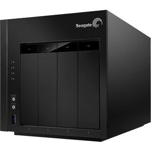 Seagate STCU8000200 4 x Total Bays NAS Server - External - 8 TB HDD - RAID Supported - Gigabit Ethernet - Network RJ-45 - NAS OS 4