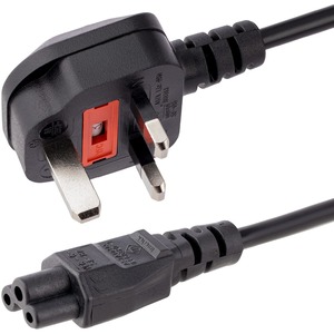 thumbnail image 2 of Lanberg 1.8M Cloverleaf Power Cord – EU Plug 3pin AC Cable For Laptop & Notebook (IEC320 C5) 2 of 6