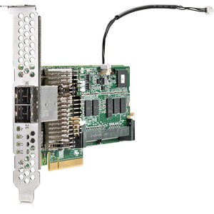 Hp 12gb S Sas Pci Express 3 0 X8 Plug In Card Raid Supported Jbod Raid Level 2 Total Sas Port S 2 Sas Port S External Flash Backed Cache 726825b21