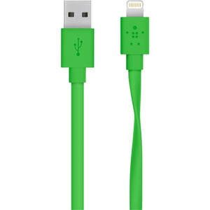 Belkin Lightning/USB Data Transfer Cable for iPad, iPhone, iPad Air, iPad mini, iPod - 1.22 m