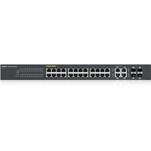 Zyxel 28 Ports Manageable 4 X Expansion Slots 10 100 1000base T 1000base X Shared Sfp Slot 4 X Sfp Slots 2 Layer Supported Desktop Gs192024hp