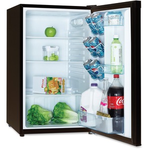 Avanti AR4446B 4.4 Cubic Foot Refrigerator - 4.40 ft³ - Auto-defrost - Undercounter - Auto-defrost - Reversible - 4.40 ft³ Net Refrigerator Capacity - 120 V AC - 269 kWh per Y