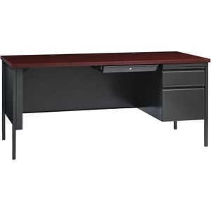 Lorell Fortress Series Right-Pedestal Desk