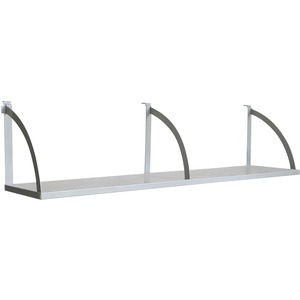 Lorell Panel System Shelf - 56.25" Width x 11.75" Depth x 14.25" Height - Metal - Aluminum - 1 Each