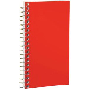 Ampad Sidebound Memo Notebook - 50 Sheets - Wire Bound - 5" x 3" - White Paper - AssortedPressboard Cover - Mediumweight, Rigid - 1 Each