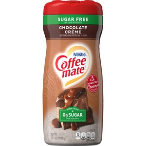 Coffee mate Gluten-Free Sugar Free Chocolate Creme Powder Coffee Creamer - Chocolate Creme Flavor - 0.64 lb (10.20 oz) - 1Each - 140 Serving