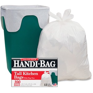 Berry Handi-Bag Flap Tie Tall Kitchen Bags