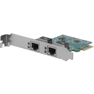 StarTech.com Dual Port Gigabit PCI Express Server Network Adapter Card - PCIe NIC - PCI Express x1 - 2 Ports - 2 - Twisted Pair