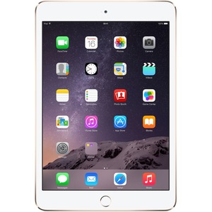 Apple iPad mini 3 MGYK2B/A 128 GB Tablet - 20.1 cm 7.9inch - Retina Display, In-plane Switching IPS Technology - Wireless LAN - Apple A7 - Gold
