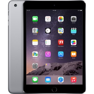 Apple iPad mini 3 MGGQ2B/A 64 GB Tablet - 20.1 cm 7.9inch - Retina Display, In-plane Switching IPS Technology - Wireless LAN - Apple A7 - Space Gray