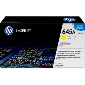 HP 645A Toner Cartridge - Yellow - Laser - 12000 Page - 1 Pack