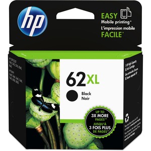 HP 62XL (C2P05AN) Original Ink Cartridge - Inkjet - High Yield - 600 Pages - Black - 1 Each