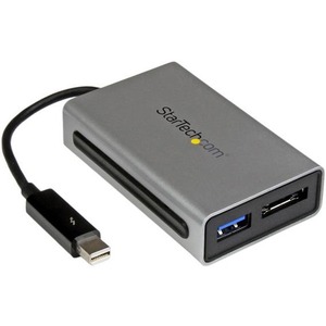 StarTech.com Thunderbolt to eSATA plus USB 3.0 Adapter - Thunderbolt Adapter - 1 x Male Thunderbolt