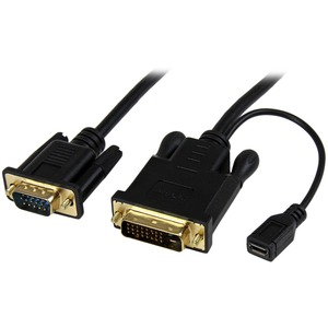 StarTech.com 3 ft DVI to VGA Active Converter Cable - DVI-D to VGA Adapter - 1920x1200