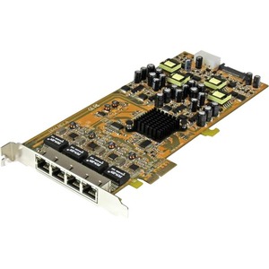 StarTech.com 4 Port Gigabit Power over Ethernet PCIe Network Card