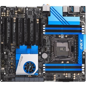 ASRock X99 WS-E/ 10G Desktop Motherboard - Intel X99 Chipset - Socket LGA 2011-v3 - Extended ATX - 1 x Processor Support - 128 GB DDR4 SDRAM Maximum RAM - 3.20 GHz O