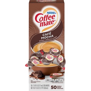 Coffee mate Cafe Mocha Gluten-Free Liquid Creamer - Single-Serve Tubs