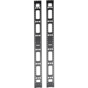 Tripplite Cable Strain Relief Bar Black 2 Pack 45u Rack Height Srvrtbar45