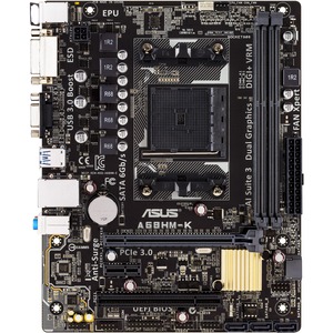 Asus A68HM-K Desktop Motherboard - AMD A68 Chipset - Socket FM2plus - Micro ATX - 1 x Processor Support - 32 GB DDR3 SDRAM Maximum RAM - 2.40 GHz O.C. Memory Speed Supp