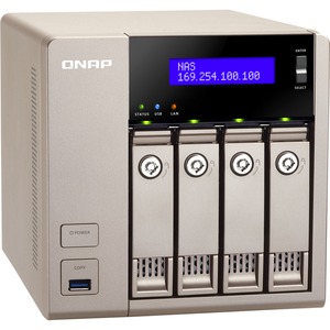 QNAP Turbo vNAS TVS-463 4 x Total Bays NAS Server - Tower - AMD Quad-core 4 Core 2.40 GHz