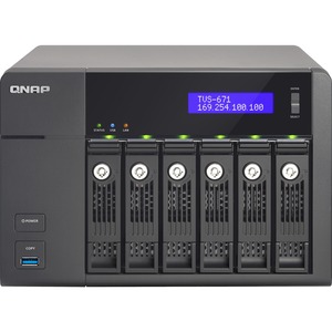 QNAP Turbo vNAS TVS-671 6 x Total Bays NAS Server - Tower - Intel Core i5 i5-4590S Quad-core 4 Core 3 GHz