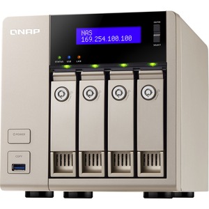 QNAP TVS-463 4 x Total Bays NAS Server - Tower - AMD Quad-core 4 Core 2.40 GHz - 4 GB RAM DDR3 SDRAM - Serial ATA/600 - RAID Supported 0, 1, 5, 6, 10, 5plusHot Spare,