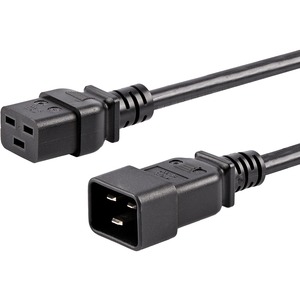 StarTech.com 10 ft Heavy Duty 14 AWG Computer Power Cord - C19 to C20 - For PDU, Server