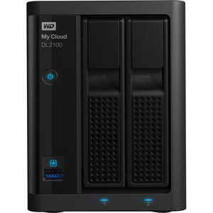 WD My Cloud DL2100 2 x Total Bays NAS Server - Intel Atom C2350 Dual-core 2 Core 1.70 GHz