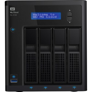 WD My Cloud DL4100 4 x Total Bays NAS Server - Intel Atom C2338 Dual-core 2 Core 1.70 GHz