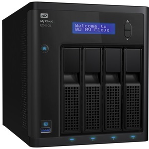 WD My Cloud EX4100 4 x Total Bays NAS Server - Marvell ARMADA 300 388 Dual-core