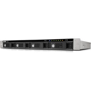 QNAP Turbo NAS TS-453U 4 x Total Bays NAS Server - 1U - Rack-mountable