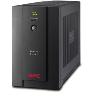 APC Back-UPS Line-interactive UPS - 1400 VA/700 WTower - 8 Hour - 230 V AC - 230 V AC - 6 x IEC 60320 C13