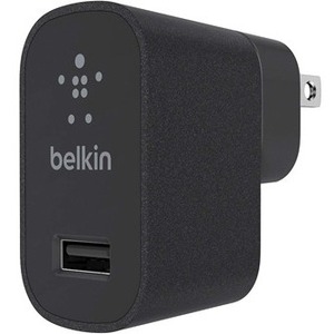 Belkin MIXITAndamp;uarr; F8M731 AC Adapter - For Smartphone, iPhone, iPad, USB Device, Tablet PC - 230 V AC Input - 5 V DC/2.40 A Output