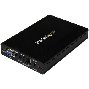 StarTech.com VGA to HDMI Converter with Scaler - 1920x1200 - Functions: Video Scaling - 1920 x 1200HDMI - VGA - Audio Line In - Audio Line Out - 1 Pack