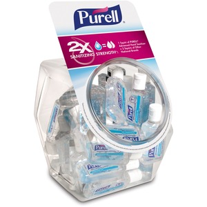 PURELL® Hand Sanitizer Gel - 1 fl oz (29.6 mL) - Kill Germs - Hand, Skin - Clear - 36 / Carton
