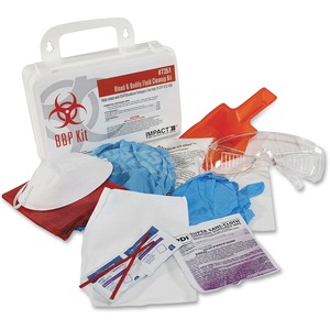 ProGuard Bloodborne Pathogen Kit - 6" Height x 12" Width x 3" Depth Length - Plastic Case - 1 Each