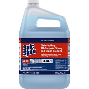 Spic and Span 3-in-1 All-Purpose Glass Cleaner - For Multipurpose - Concentrate - 128 fl oz (4 quart) - Fresh Scent - 1 Each - Heavy Duty, Disinfectant, Anti-bacterial - Light