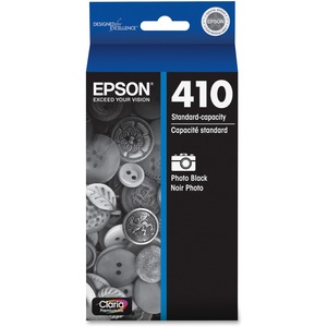 Epson DURABrite Ultra 410 Original Ink Cartridge - Photo Black - Inkjet - Standard Yield - 2100 Pages Photo Black - 1 Each