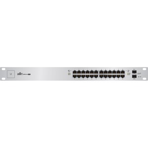 Ubiquiti UniFi US-24-500W 24 Ports Manageable POE  Ethernet Switch - 2 Layer Supported - 1U High - Rack-mountable