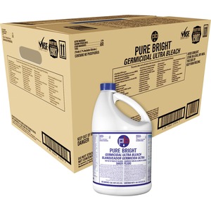 KIK Custom Pure Bright Germicidal Ultra Bleach - Concentrate - 6 / Carton - White