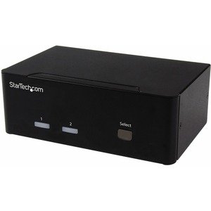 StarTech.com 2-port KVM Switch with Dual VGA and 2-port USB Hub