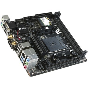 MSI A88XI AC V2 Desktop Motherboard - AMD A88X Chipset - Socket FM2plus - Mini ITX - 1 x Processor Support - 32 GB DDR3 SDRAM Maximum RAM - 2.13 GHz Memory Speed Suppor