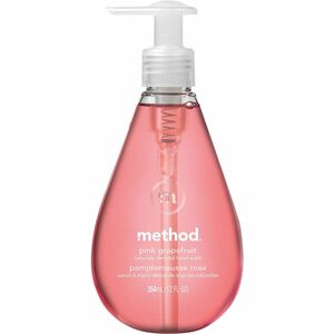 Method Gel Hand Soap - Pink Grapefruit ScentFor - 12 fl oz (354.9 mL) - Pump Bottle Dispenser - Hand - Pink - Triclosan-free, Non-toxic - 1 Each