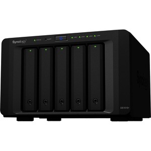 Synology DiskStation DS1515plus 5 x Total Bays NAS Server - Desktop - Intel Atom C2538 Quad-core 4 Core 2.40 GHz - 20 TB HDD - 2 GB RAM DDR3 SDRAM - Serial ATA/600 -