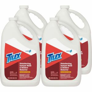 CloroxPro™ Tilex Disinfecting Instant Mold and Mildew Remover Refill - Liquid - 1gal - Rain Clean Scent - 4 / Carton - Clear - Refill