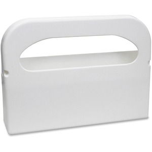 Health Gards Toilet Seat Cover Dispenser - Half-fold - 250 x Toilet Seat Cover Half-fold - Plastic - White - Durable, Tear Resistant - 2 / Pair